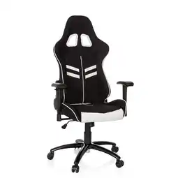Netto Marken-Discount hjh OFFICE Gamingstuhl LEAGUE PRO I Stoff mit Armlehnen (höhenverstellbar) Angebot
