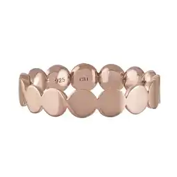 Netto Marken-Discount cai Ring 925 Sterling Silber rosévergoldet Boho Angebot
