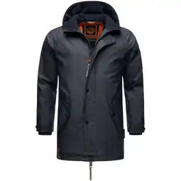 Netto Marken-Discount STONE HARBOUR Herren Regenjacke Gummierter Regenparka mit Fleece-Innenfutter Rihaa Angebot