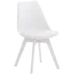 Netto Marken-Discount CLP Esszimmerstuhl Linares Kunststoff I Stoff I Samt I Cord I Lederoptik I Lehnstuhl Mit Holzgestell Angebot