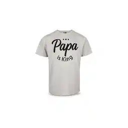 Netto Marken-Discount HERREN VATERTAG T-SHIRT - GRAU MELE L PAPA IST KING Angebot