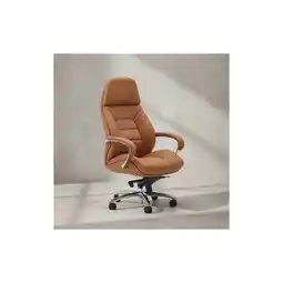 Netto Marken-Discount KADIMA DESIGN Chefsessel MIRON aus Leder, Multiblockwippmechanik, bis 120 kg, in 3 Farben verfügbar Angebot