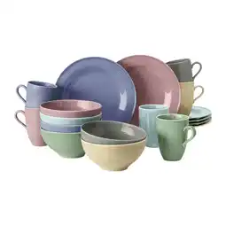 Netto Marken-Discount Seltmann Weiden Frühstücks-Set Beat Color Glaze 18er Set Angebot
