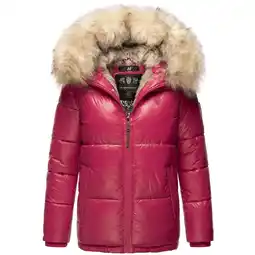 Netto Marken-Discount NAVAHOO Damen Winterjacke Warm Gefütterte Steppjacke mit Kunstfellkapuze Tikunaa Angebot