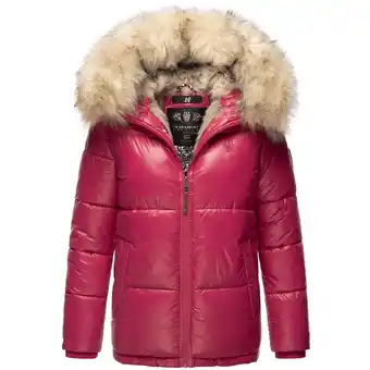 Netto Marken-Discount NAVAHOO Damen Winterjacke Warm Gefütterte Steppjacke mit Kunstfellkapuze Tikunaa Angebot