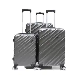 Netto Marken-Discount Reisekoffer Koffer 3 tlg Hartschale Trolley Set Kofferset Handgepäck Angebot