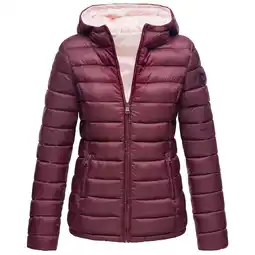 Netto Marken-Discount MARIKOO Damen modische Steppjacke Übergangsjacke mit großer Kapuze Lucy Angebot