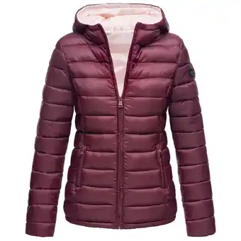 Netto Marken-Discount MARIKOO Damen modische Steppjacke Übergangsjacke mit großer Kapuze Lucy Angebot