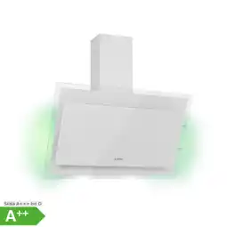Netto Marken-Discount Mirage 90 Dunstabzugshaube 550 m³/h Touch-Panel Ambient EEC A++ weiß Weiß Angebot