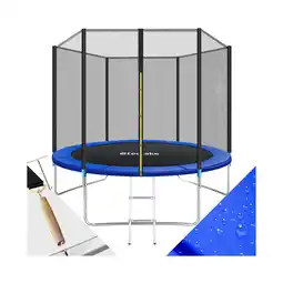 Netto Marken-Discount tectake Trampolin, Ø 305 cm, GS zertifiziert, Randabdeckung, inklusive Einstiegsleiter Angebot