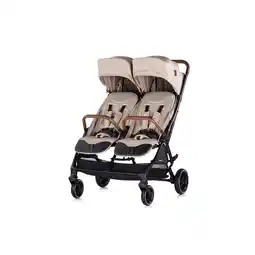 Netto Marken-Discount Chipolino Zwillingskinderwagen Twinity Fußabdeckung Wickeltasche Becherhalter beige Angebot