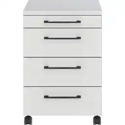 Netto Marken-Discount Germania Rollcontainer 4251-69 GW-Profi, in Lichtgrau, mit Utensilienfach, 42 x 61 x 49 cm (BxHxT) Angebot