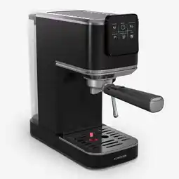 Netto Marken-Discount SteelPresso Slim Touch Espressomaschine Siebträger Touch-Display Schwarz Angebot