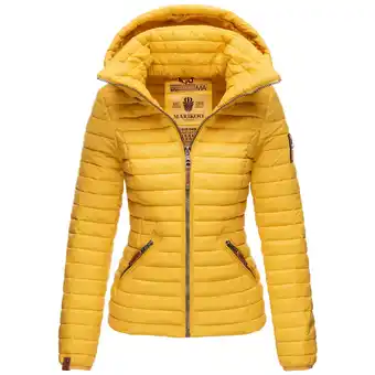 Netto Marken-Discount MARIKOO Damen Stylische Steppjacke Übergangsjacke mit abnehmbarer Kapuze Löwenbaby Angebot