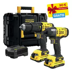 Netto Marken-Discount Stanley Bohr- und Schlagschrauberset 18 V SFMCK465D2T-QW + 30 € Filial-Gutschein Angebot