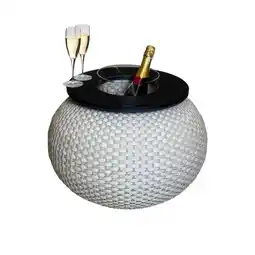 Netto Marken-Discount COOTAB COOLER TABLE 3-in-1 Loungetisch mit Acryl-Kühler Milano 40 cm Angebot