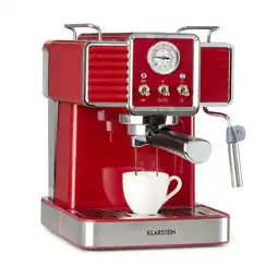 Netto Marken-Discount Gusto Classico Espressomaker 1350 Watt 20 Bar Druck 1,5 Liter Rot Angebot