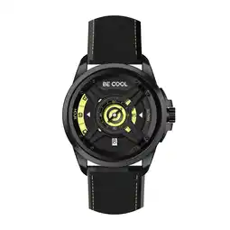 Netto Marken-Discount BE COOL Armbanduhr schwarz/grün BCW02SGR Angebot