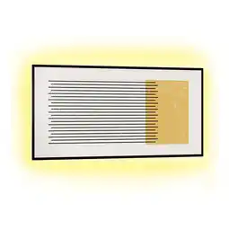 Netto Marken-Discount Mojave 1000 smart 2-in-1 Heizgerät Infrarot Konvektor 120x60cm 1000W RGB-Licht Geometric Angebot