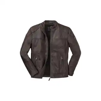 Netto Marken-Discount Ross & Cole Herren Lederjacke mit Stehkragen Angebot
