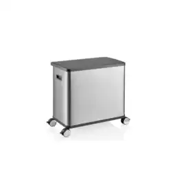 Netto Marken-Discount hjh OFFICE Mülleimer Clean Mobile Edelstahl Angebot