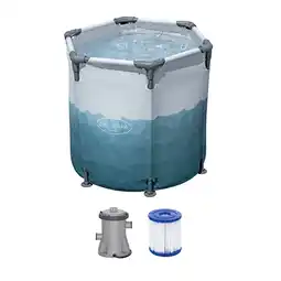 Netto Marken-Discount Bestway LAY-Z-SPA Eisbad Glacial Dip mit Filterpumpe Ø 90 x 80 cm, rund Angebot