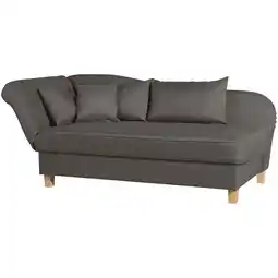 Netto Marken-Discount Max Winzer Selma Recamiere mit Armteil links klappbar braun Angebot