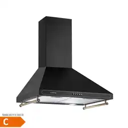 Netto Marken-Discount Victoria Dunstabzugshaube 60cm Retro-Design 644,5m³/h 2 LED-Lampen Schwarz Angebot