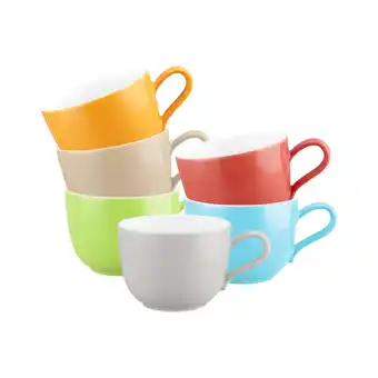 Netto Marken-Discount Seltmann Weiden Kaffeetassen Liberty Pure Colors 260 ml 6er Set Angebot