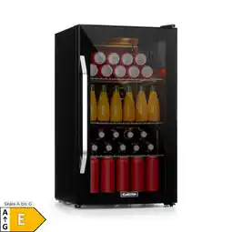 Netto Marken-Discount Beersafe XXL Onyx Kühlschrank 80 Liter 3 Böden Panoramaglastür Angebot