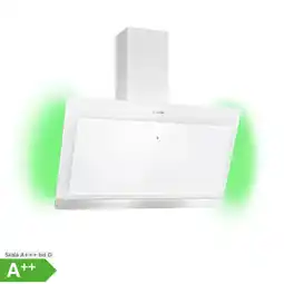 Netto Marken-Discount Aurora Eco 90 Dunstabzugshaube 550 m³/h 90cm kopffrei Ambientelicht Weiß Angebot