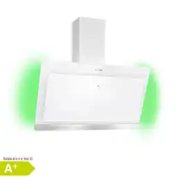 Netto Marken-Discount Aurora Eco 90 Dunstabzugshaube 550 m³/h 90cm kopffrei Ambientelicht Weiß Angebot