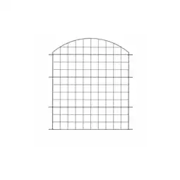 Netto Marken-Discount 11tlg. Teichzaun Oberbogen, ca. 390 x 78,5 cm - Anthrazit inkl. Zubehör Starter-Set Angebot