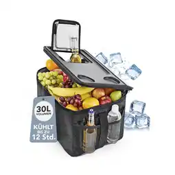 Netto Marken-Discount EASYmaxx Kühltasche faltbar 30l schwarz/dunkelgrau Angebot