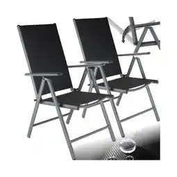 Netto Marken-Discount tectake Aluminium-Gartenstuhl, klappbar, 7-fach verstellbare Rückenlehne, 56 x 67 x 105 cm Angebot