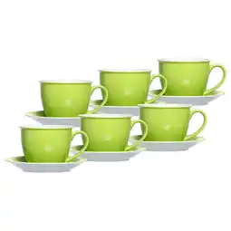 Netto Marken-Discount Ritzenhoff & Breker Milchkaffee Tassen mit Untertassen Doppio 350 ml 6er Set Angebot