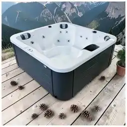 Netto Marken-Discount PassionSpa Whirlpool FLAME 190 x 190 x 81 cm - XL / bis zu 5 Personen Angebot