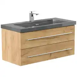 Netto Marken-Discount Badmöbel Granit G654 YAMO 100 cm 1 Hahnloch SoftClose in versch. Ausführungen Angebot