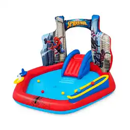 Netto Marken-Discount Bestway Spider-Man Wasserspielcenter 211 x 206 x 127 cm Angebot