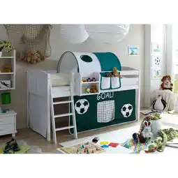 Netto Marken-Discount TiCAA Hochbett Eric Country Kiefer Weiß Motiv Angebot