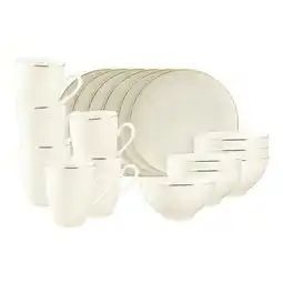 Netto Marken-Discount Seltmann Weiden Frühstücksservice Savona Goldlinie 18er Set Angebot