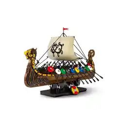 Netto Marken-Discount Reobrix 66101 Wikinger Schiff Klemmbaustein Modell 2547 Teile ab 14 Angebot