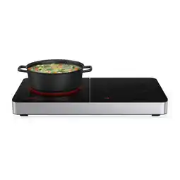 Netto Marken-Discount Cookio Doppel-Induktionskochfeld 3500W Timer Glaskeramik Angebot