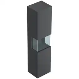 Netto Marken-Discount Badezimmer Hochschrank 150cm Softclose Wandmontage Glaselement weiß Hgl Angebot