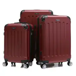 Netto Marken-Discount Reisekoffer Koffer 3 tlg Hartschale Trolley Set Angebot