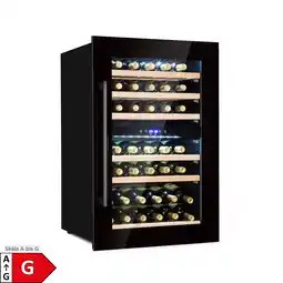 Netto Marken-Discount Vinsider 41 Built-in Duo Onyx Einbau-Weinkühlschrank 41 Fl 2 Zonen Angebot