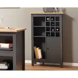 Netto Marken-Discount Inter Link Highboard Sideboard Kommode Julina, Anthrazit Angebot