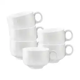 Netto Marken-Discount Seltmann Weiden Milchkaffeetassen mit Henkel Sento Home 350 ml 6er Set Angebot