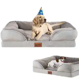 Netto Marken-Discount Ecosa Orthopädisches Hundebett 71x58x18cm Wasserfest Anti-Rutsch-Boden Angebot