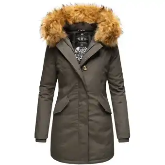 Netto Marken-Discount MARIKOO Damen edler Wintermantel Parka mit Kunstfellkapuze Karmaa Princess Angebot